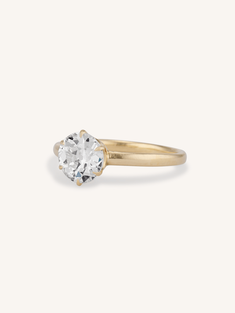 Vintage Tiffany & Co. 1.42 Carat Old European Cut Diamond Engagement Ring
