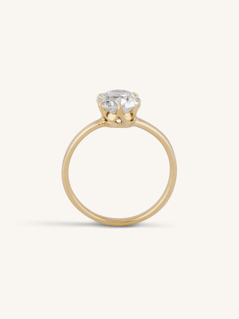 Vintage Tiffany & Co. 1.42 Carat Old European Cut Diamond Engagement Ring