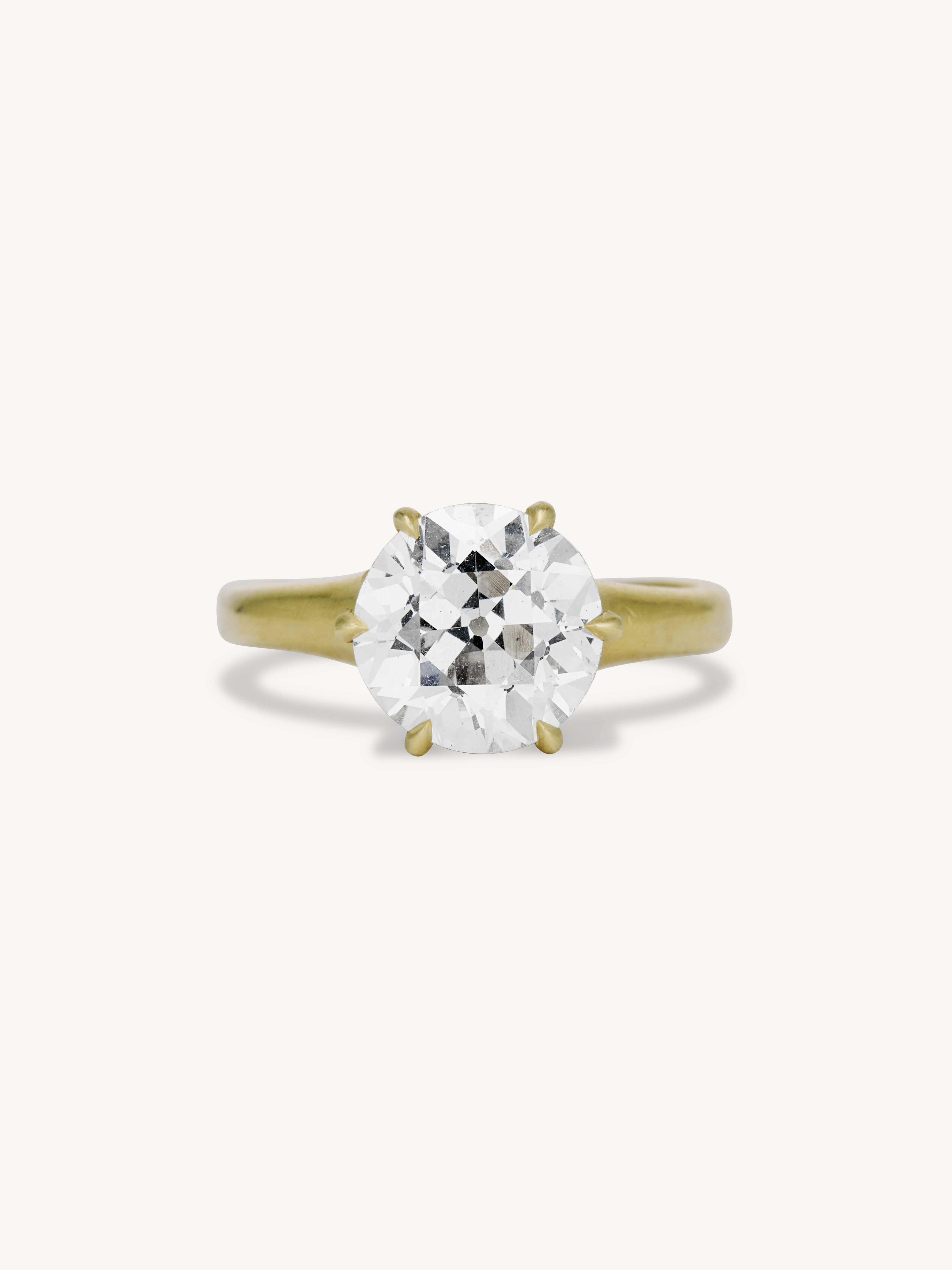 Allsopp Bros. 2.56 Carat Old European Cut Diamond Vintage Solitaire ...