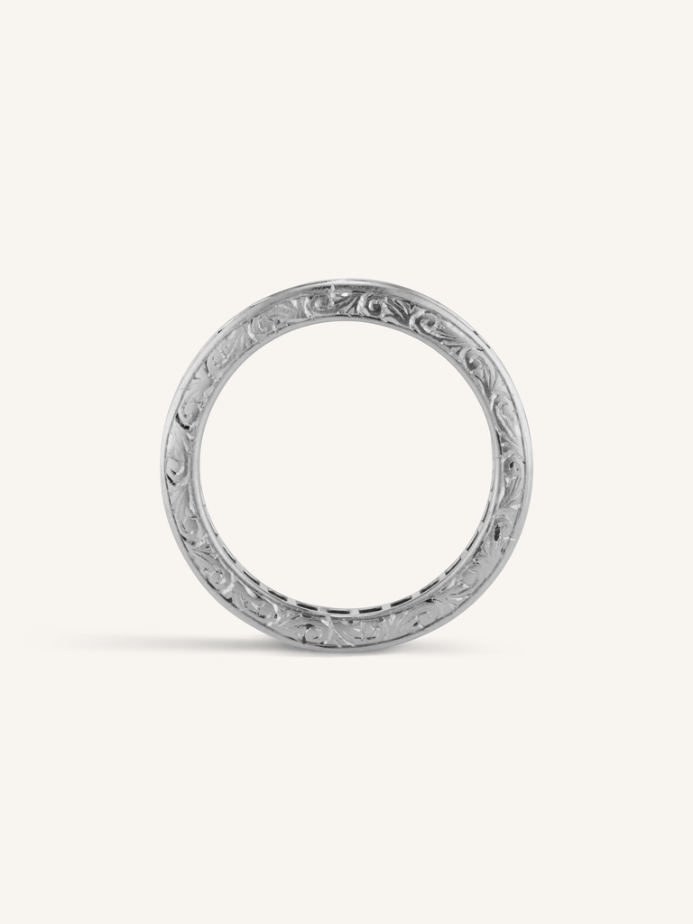 Art Deco 2.50 Carat French Cut Diamond Eternity Band