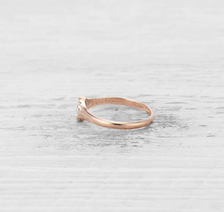 ANTIQUE DIAMOND ENGAGEMENT RING