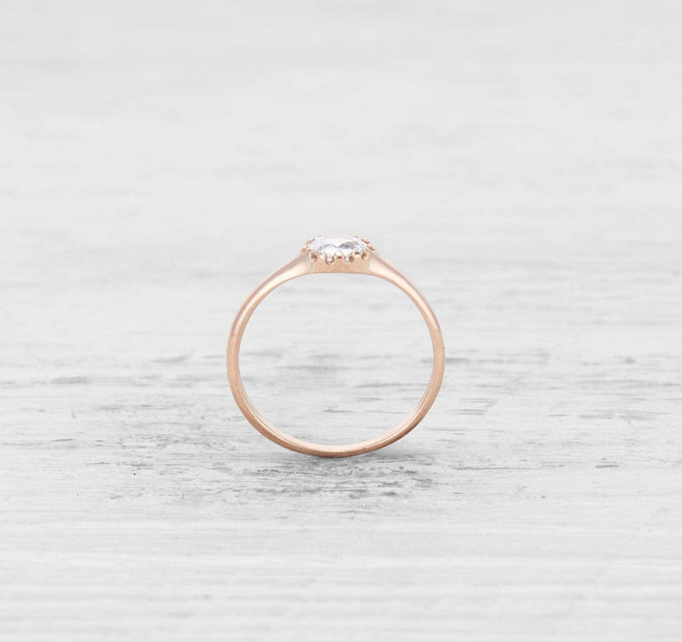 ANTIQUE DIAMOND ENGAGEMENT RING