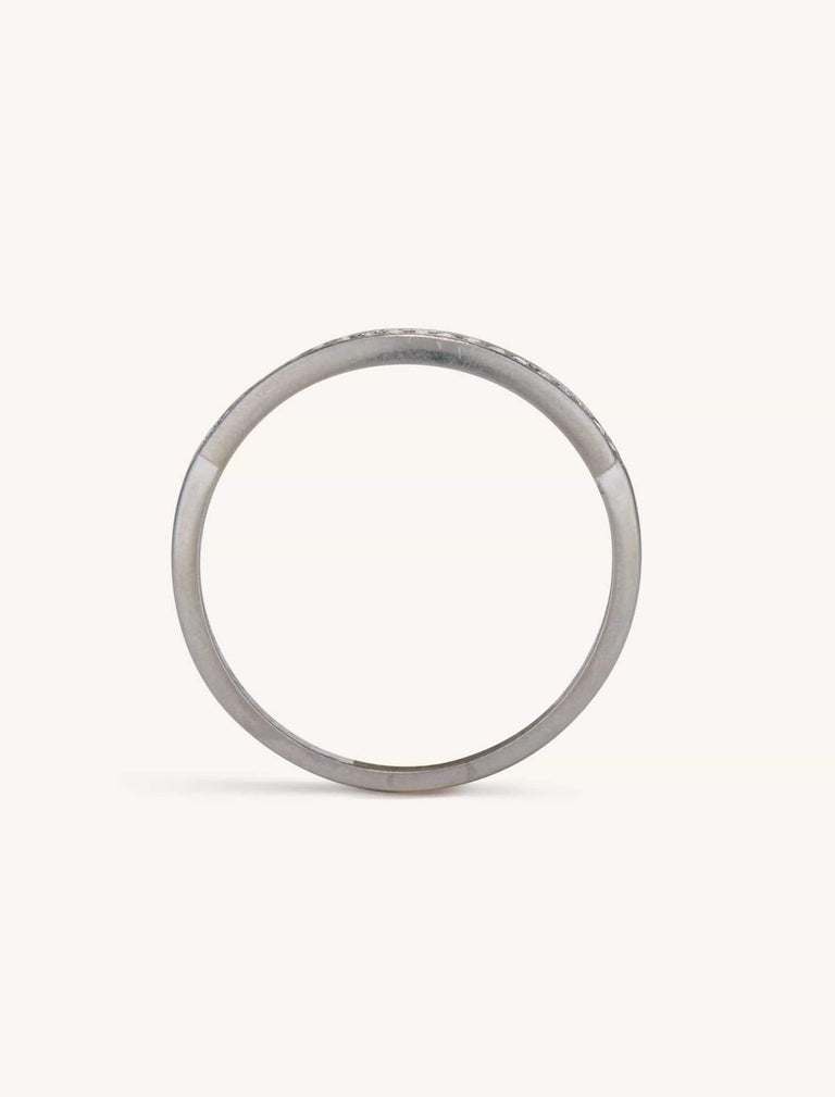 Antique Diamond Half Band Size 8.25