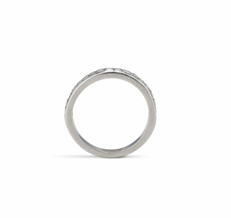 Art Deco 1.00 Carat Carré Cut Diamond Half Band