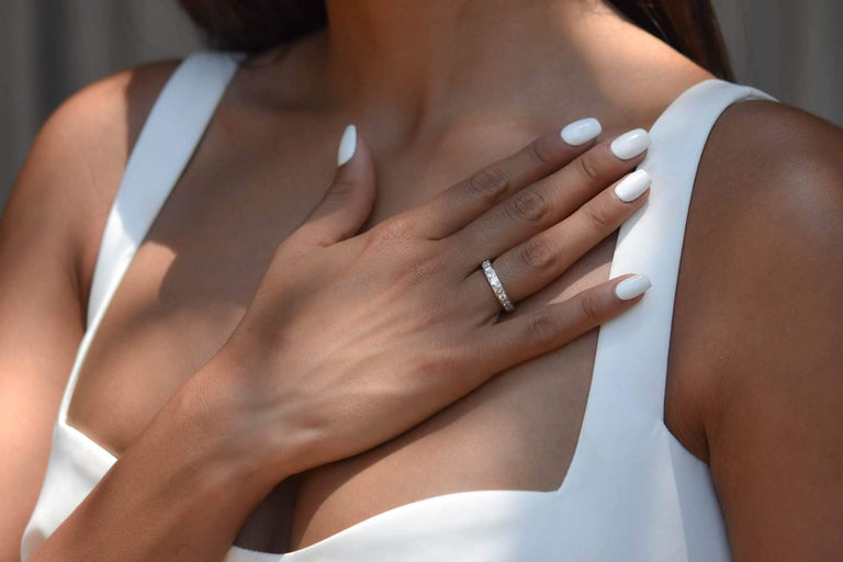 Art Deco 1.00 Carat Transitional-Cut Diamond Eternity Band