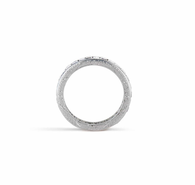 Art Deco 1.60 Square Step-Cut Diamond Eternity Band