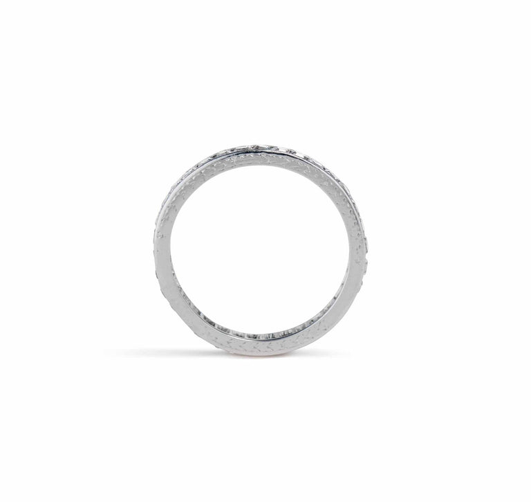 Art Deco 1.80 Carat French Cut Diamond Wedding Band