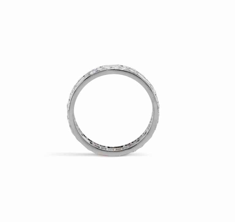 Art Deco 2.00 Carat Transitional and Baguette-Cut Wedding Band