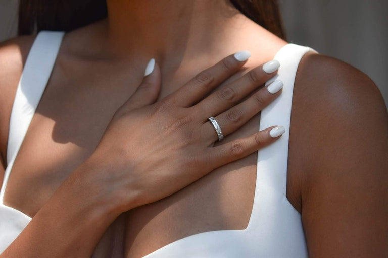 Art Deco 2.00 Carat Transitional and Baguette-Cut Wedding Band