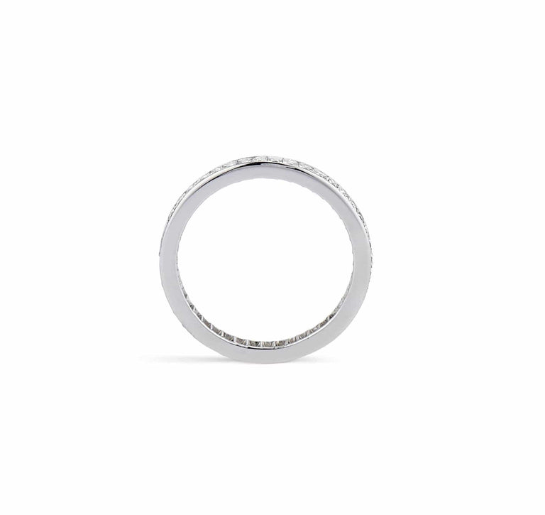 Art Deco 2.50 Carat French Cut Diamond Eternity Band