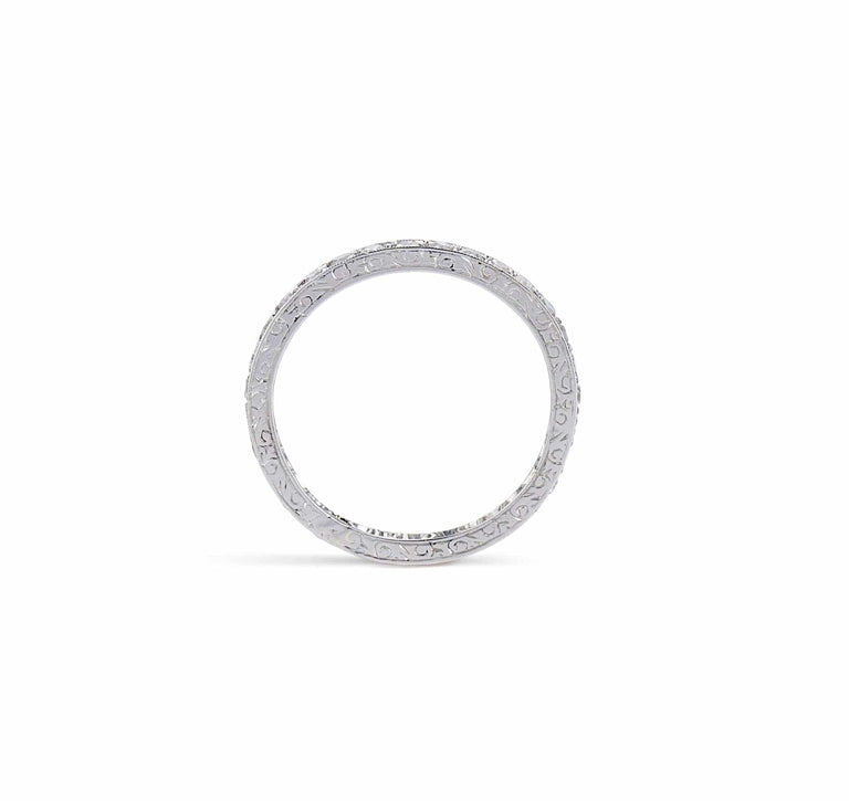 Art Deco .60 Carat Single Cut Diamond Band