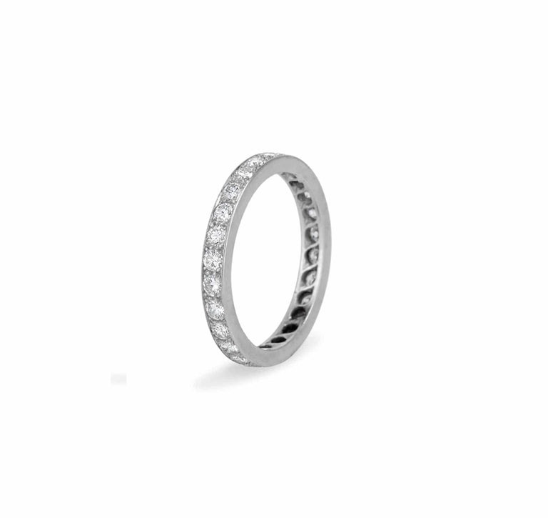 Art Deco .80 Carat Brilliant Cut Diamond Band