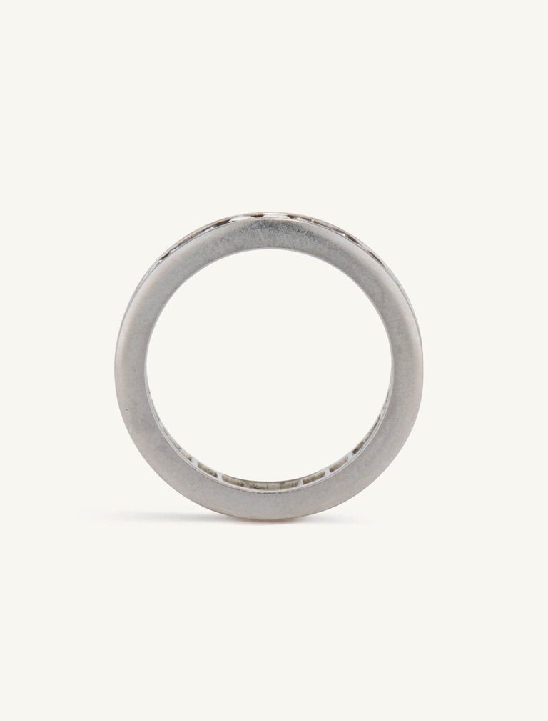 Art Deco Baguette & Transitional Cut Diamond Eternity Band