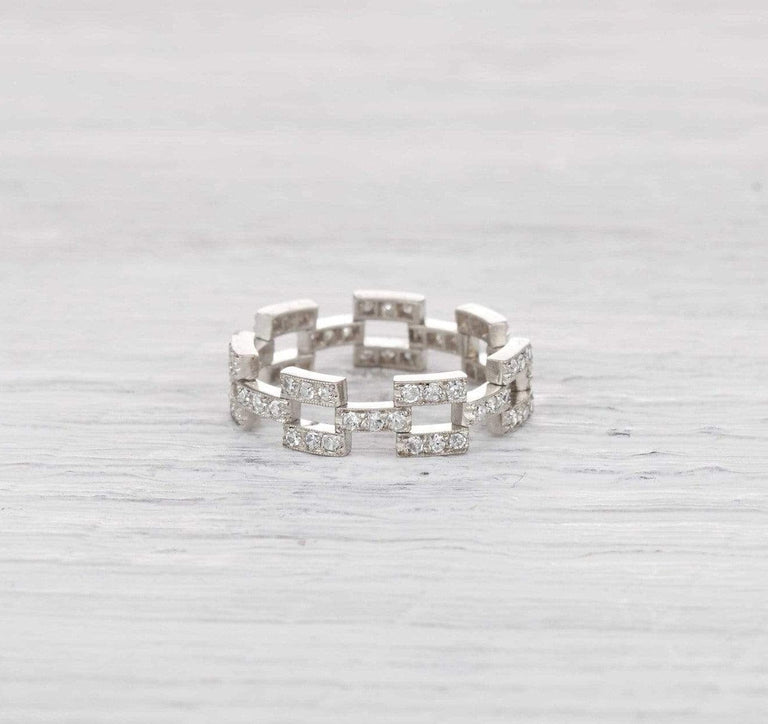 Art Deco Chain Link Band