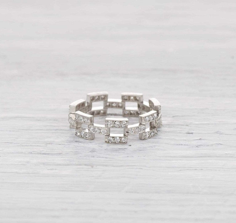 Art Deco Chain Link Band