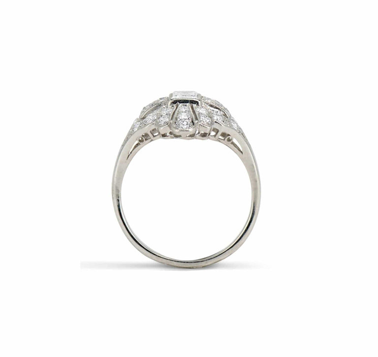 Art Deco Diamond Engagement Ring