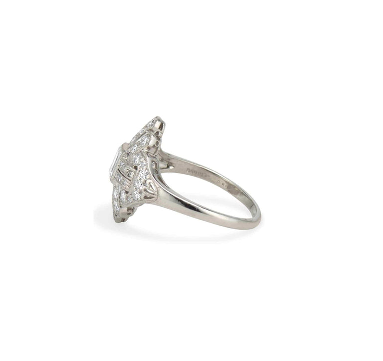 Art Deco Diamond Engagement Ring