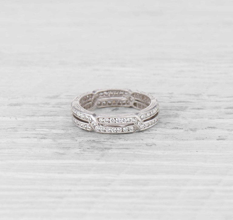 Art Deco Diamond Eternity Band
