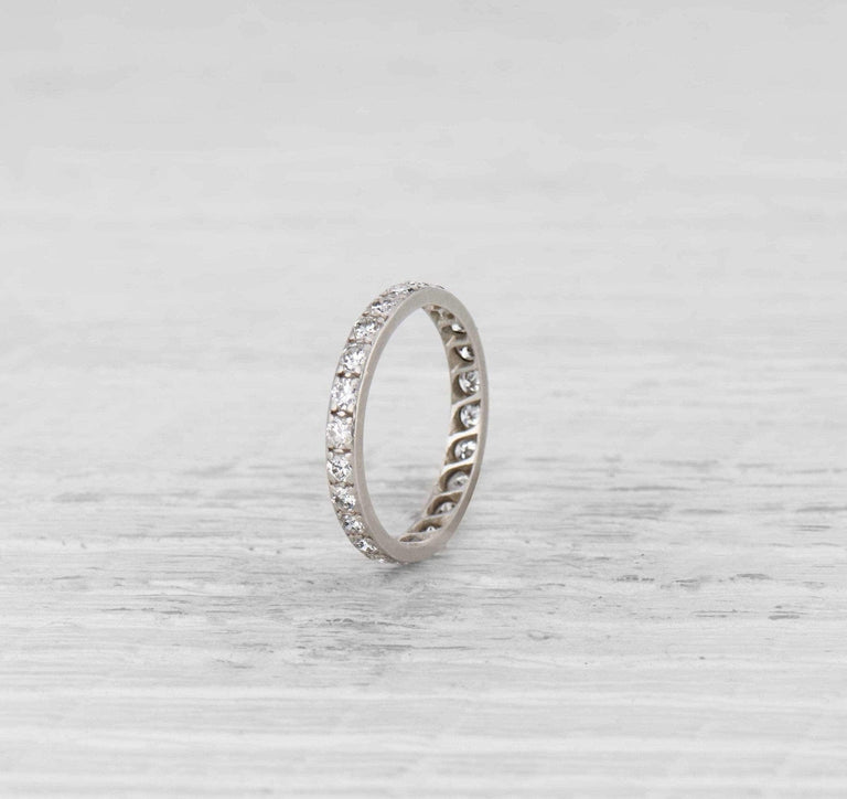 Art Deco Diamond Eternity Band