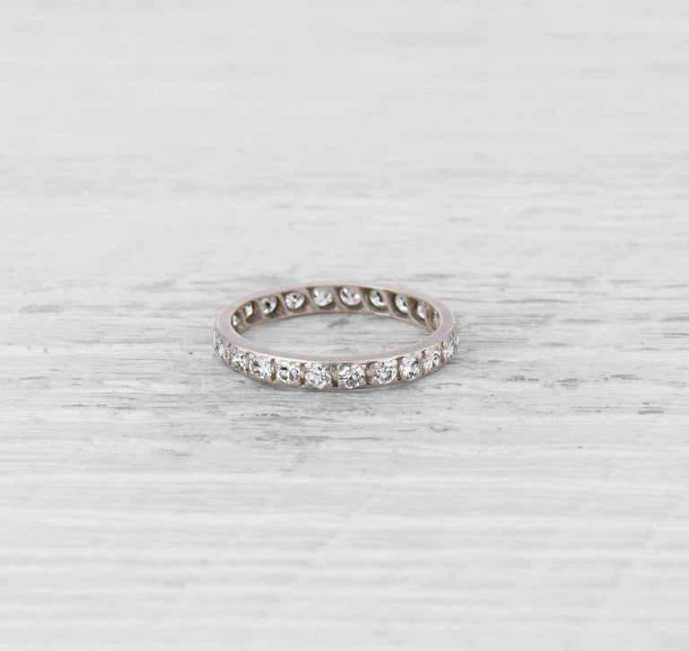 Art Deco Diamond Eternity Band
