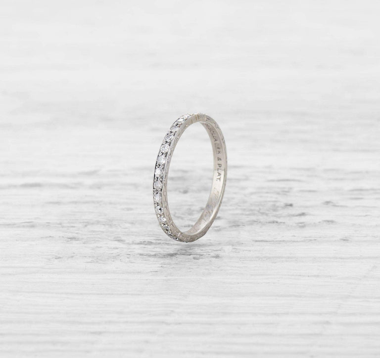 ART DECO DIAMOND ETERNITY BAND