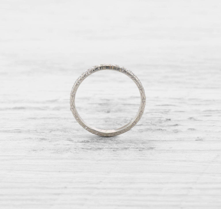 ART DECO DIAMOND ETERNITY BAND