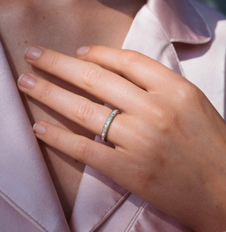 ART DECO DIAMOND ETERNITY BAND