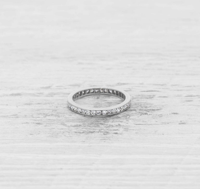 ART DECO DIAMOND ETERNITY BAND