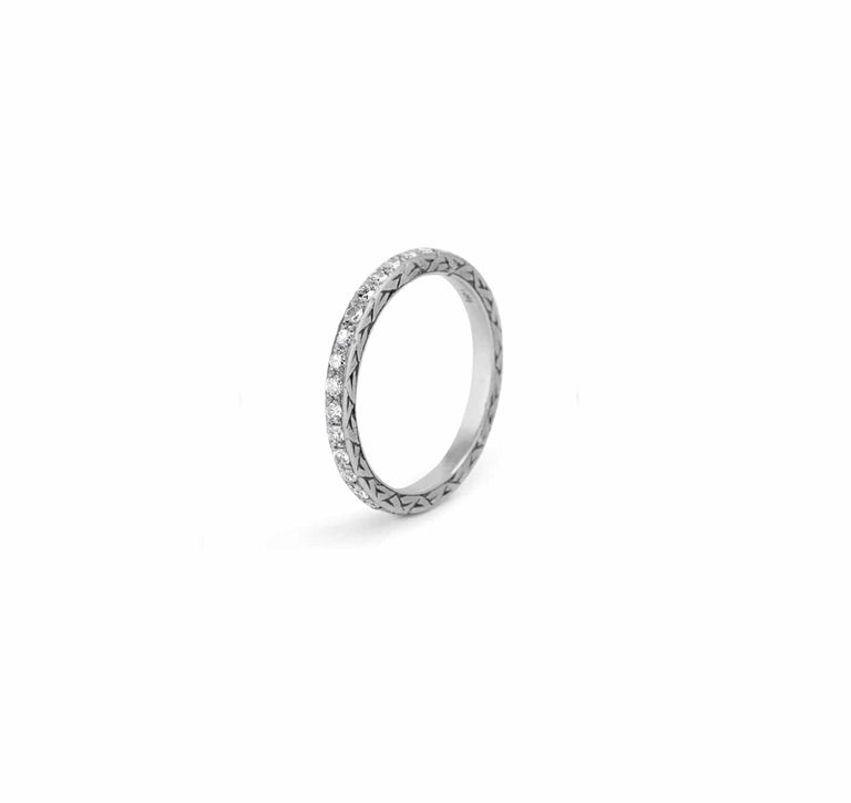 ART DECO DIAMOND ETERNITY BAND