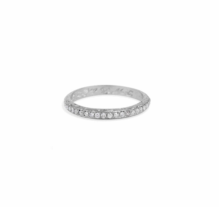 Art Deco Diamond Eternity Band Ring