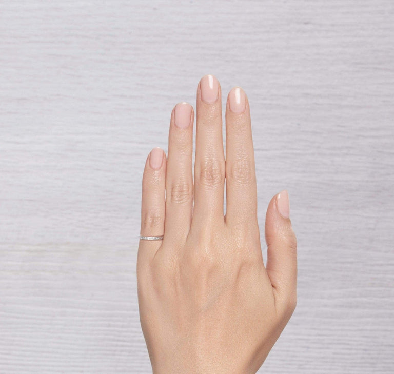 ART DECO DIAMOND HALF HOOP BAND