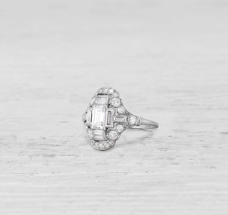 Art Deco Diamond Vintage Engagement Ring