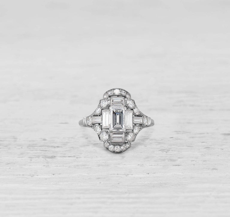 Art Deco Diamond Vintage Engagement Ring