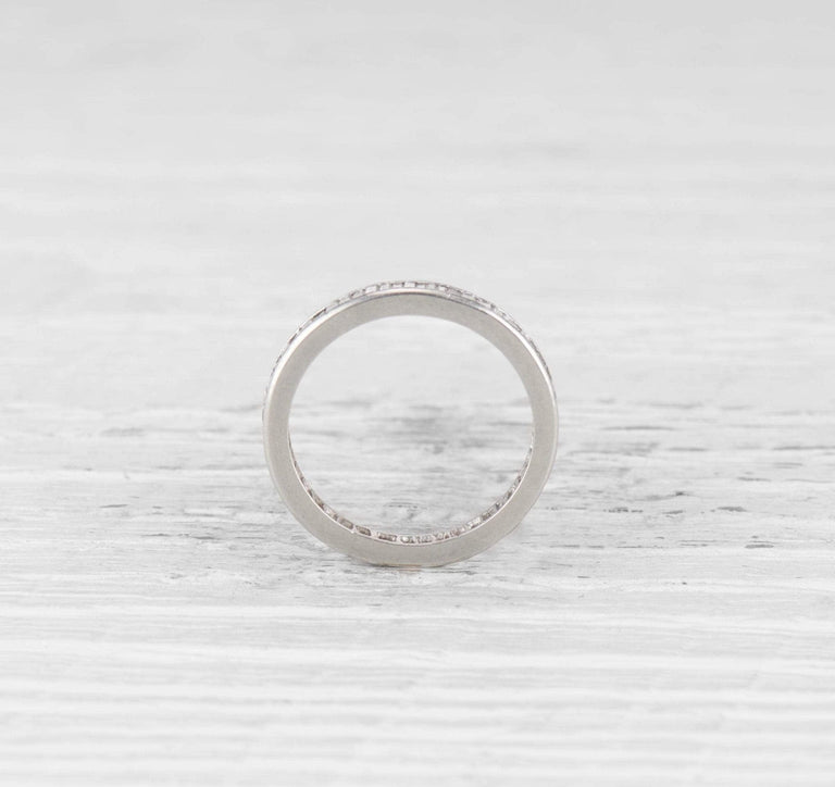 ART DECO DIAMOND WEDDING BAND