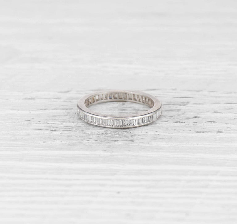 ART DECO DIAMOND WEDDING BAND