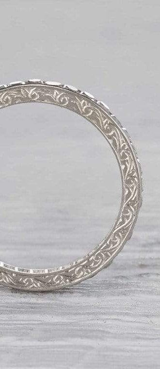 Art Deco French Cut Tiffany & Co. Eternity Band