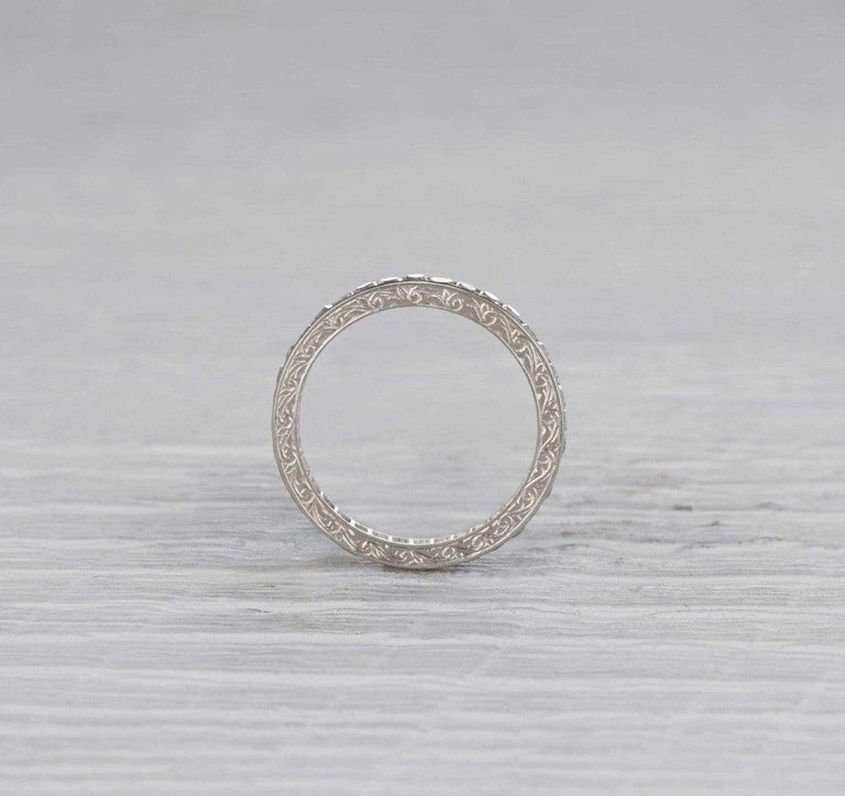 Art Deco French Cut Tiffany & Co. Eternity Band