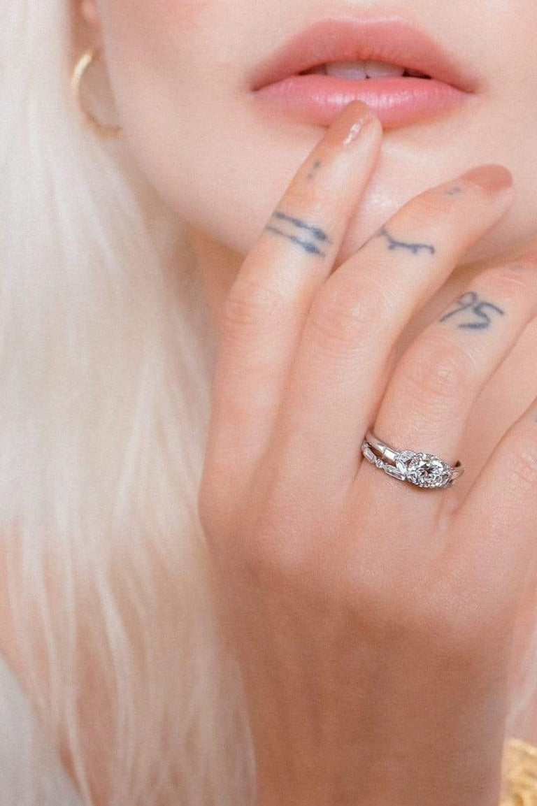 J.E. Caldwell & Co. Art Deco 1.08 Carat Old European Diamond Ring