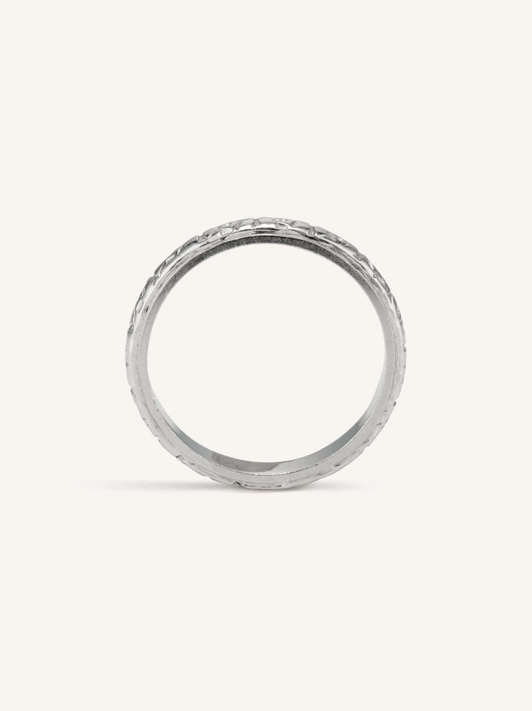 Art Deco Orange Blossom Wedding Band