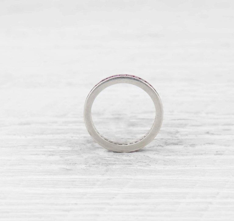 ART DECO RUBY ETERNITY BAND