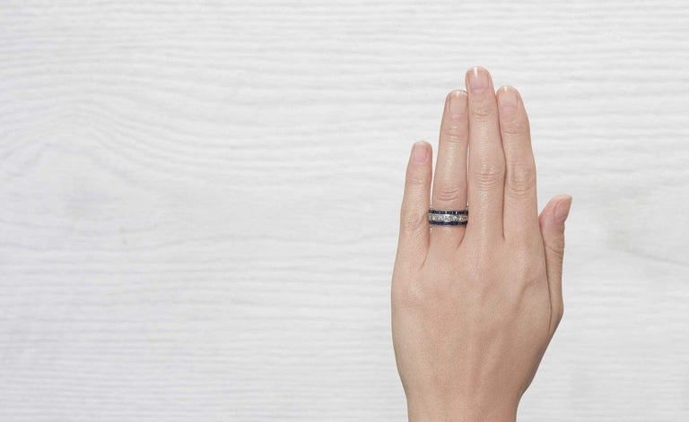 Art Deco Swivel Flip Ring