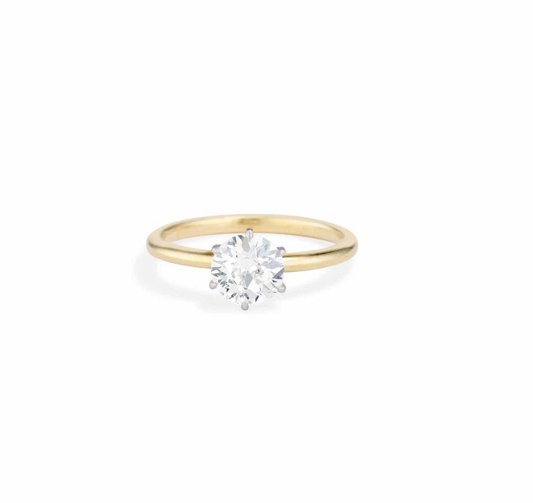 Art Deco Tiffany & Co 1.37 Carat Transitional-Cut Solitaire
