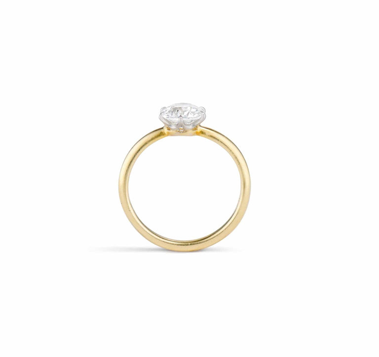 Art Deco Tiffany & Co 1.37 Carat Transitional-Cut Solitaire