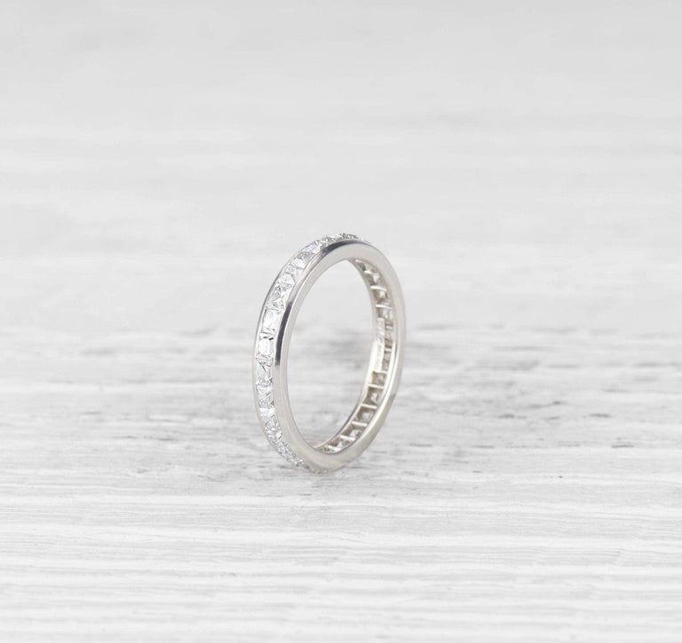 ART DECO TIFFANY & CO DIAMOND WEDDING BAND