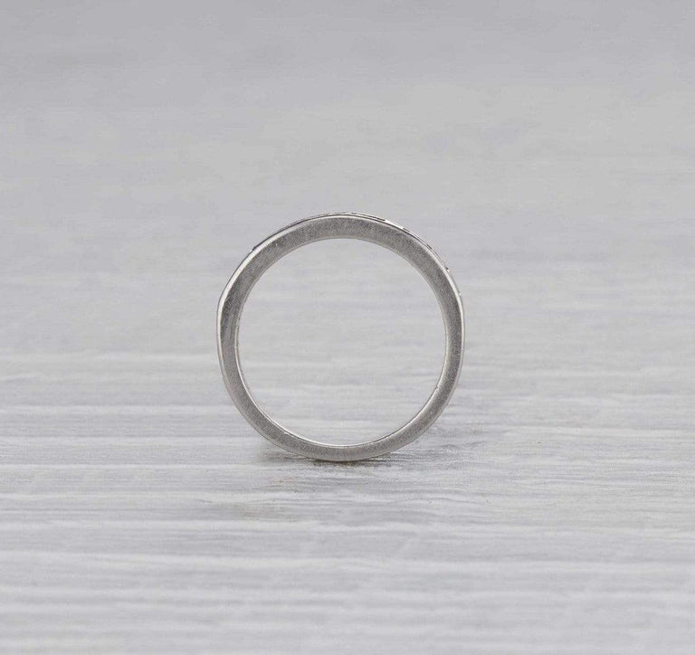 Art Deco Tiffany & Co. Half Hoop Diamond Band