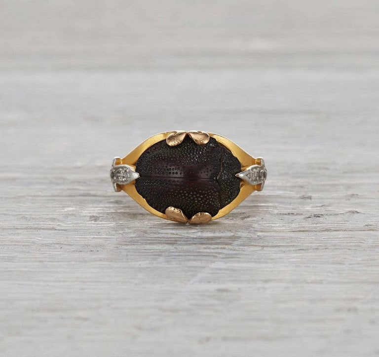 Art Nouveau Egyptian Revival Scarab Ring