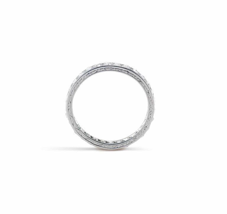 Belle Époque .50 Carat Rose-Cut Diamond Eternity Band, France