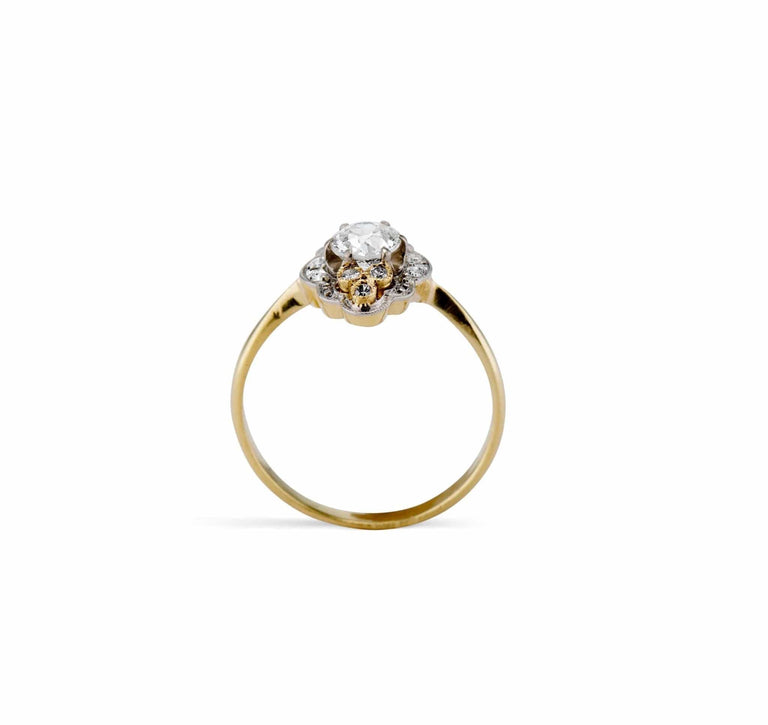 Belle Époque .60 Old European Diamond Engagement Ring, France