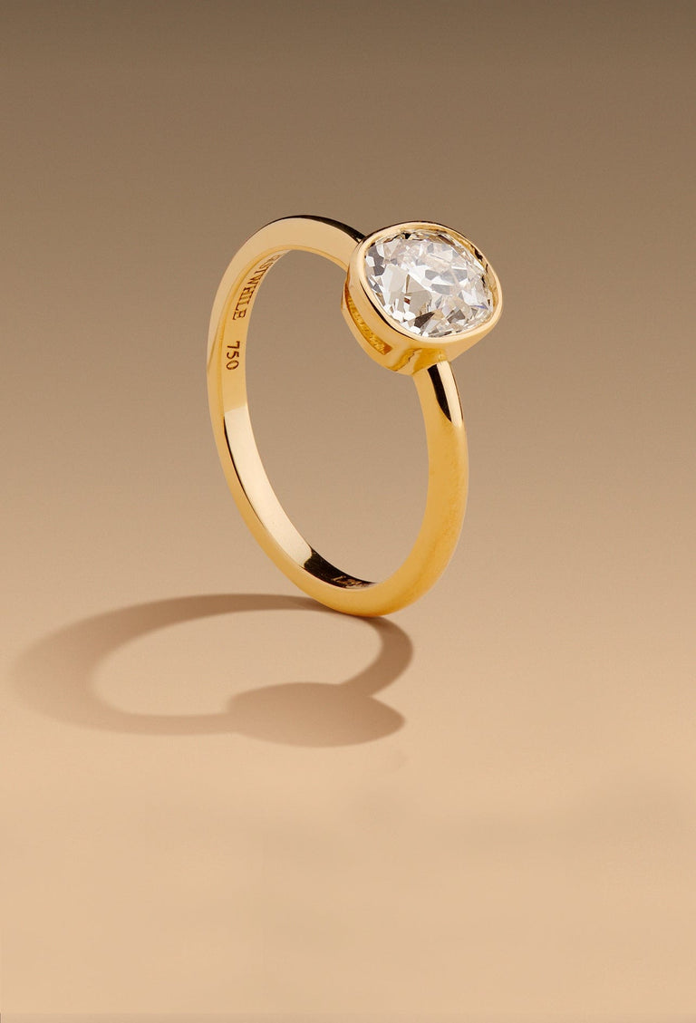 Bazel Set Process Bezel Set Engagement Rings | Vintage & Antique Diamond – Erstwhile Jewelry