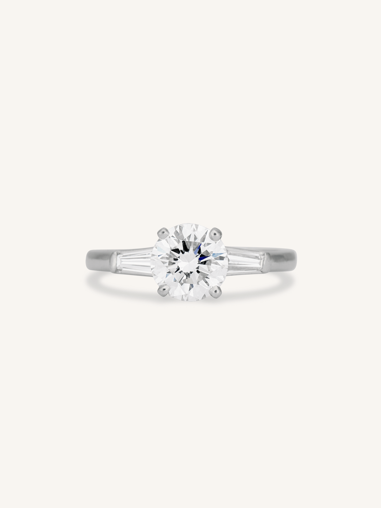 Cartier 1.05 Carat Round Brilliant Diamond Vintage Engagement Ring